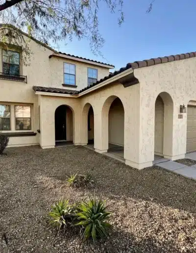 exterior painting monochromatic