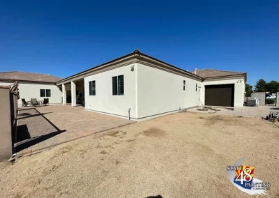 Stucco exterior painting