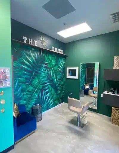 interior painting green